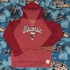 New Wisconsin Badgers Women’s Hoodie Retro Brand